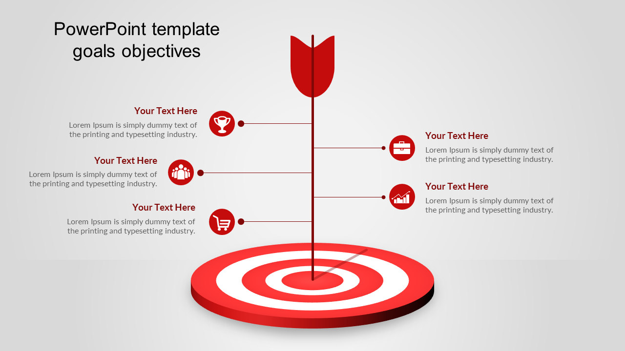 Effective PPT Template Goals Objectives and Google Slides